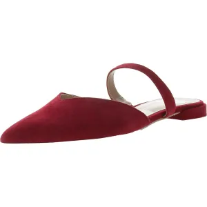 Kanika Low Womens Padded Insole Suede Flat Shoes