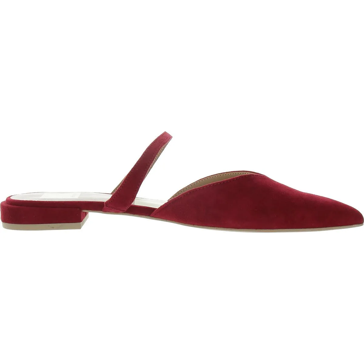 Kanika Low Womens Padded Insole Suede Flat Shoes