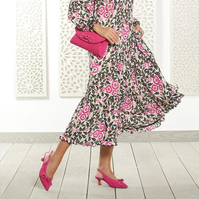Katrina: Fuchsia Suede