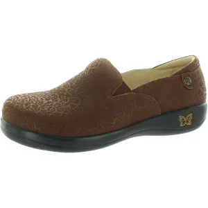 Keli Womens Padded Insole Leather Clogs
