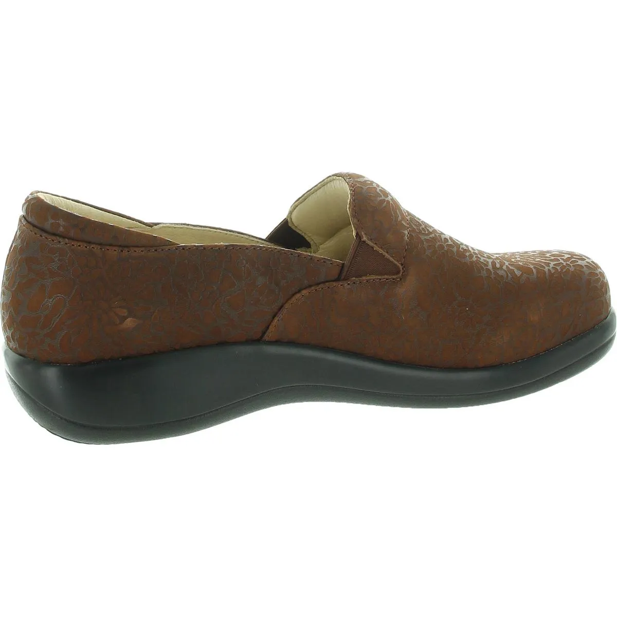 Keli Womens Padded Insole Leather Clogs