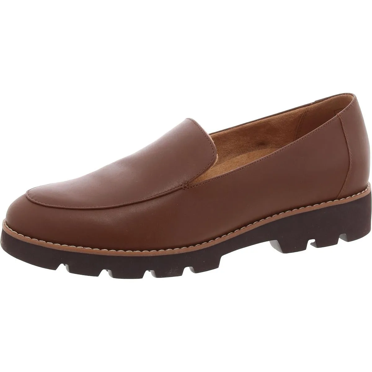 Kensley Womens Leather Slip On Loafers