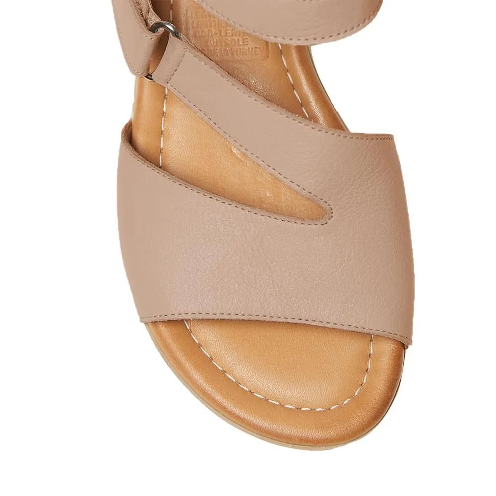 Kenya Sandal in Taupe Leather
