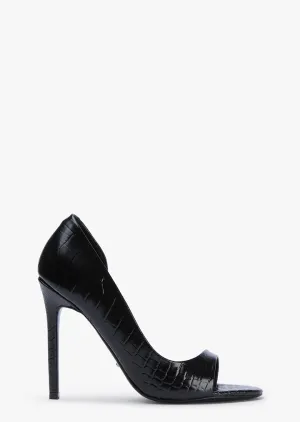 Kiara Black Croc