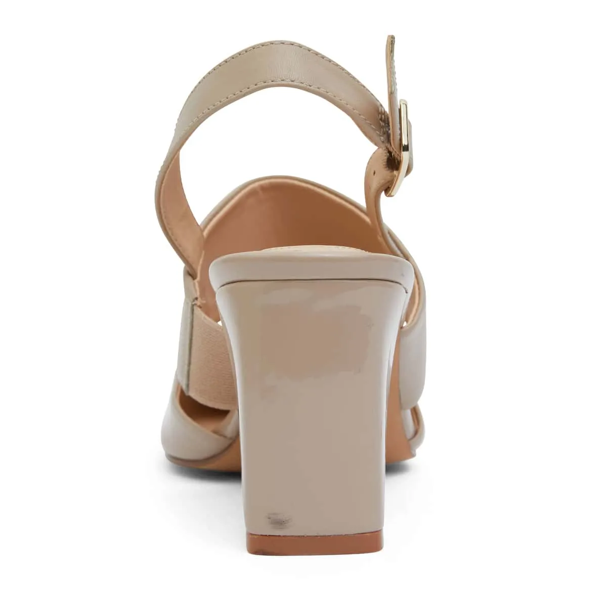 Kitson Heel in Nude Patent