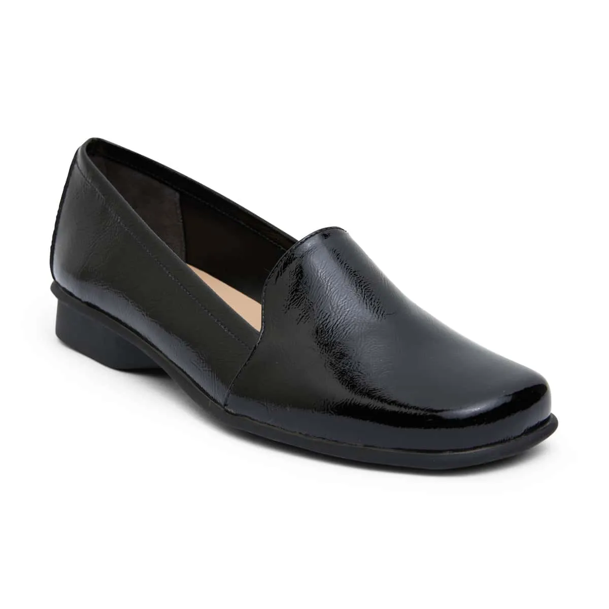 Knox Flat in Black Patent