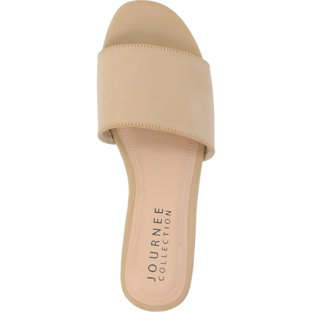 KOLINNA Womens Cushioned Footbed Slip On Flat Shoes