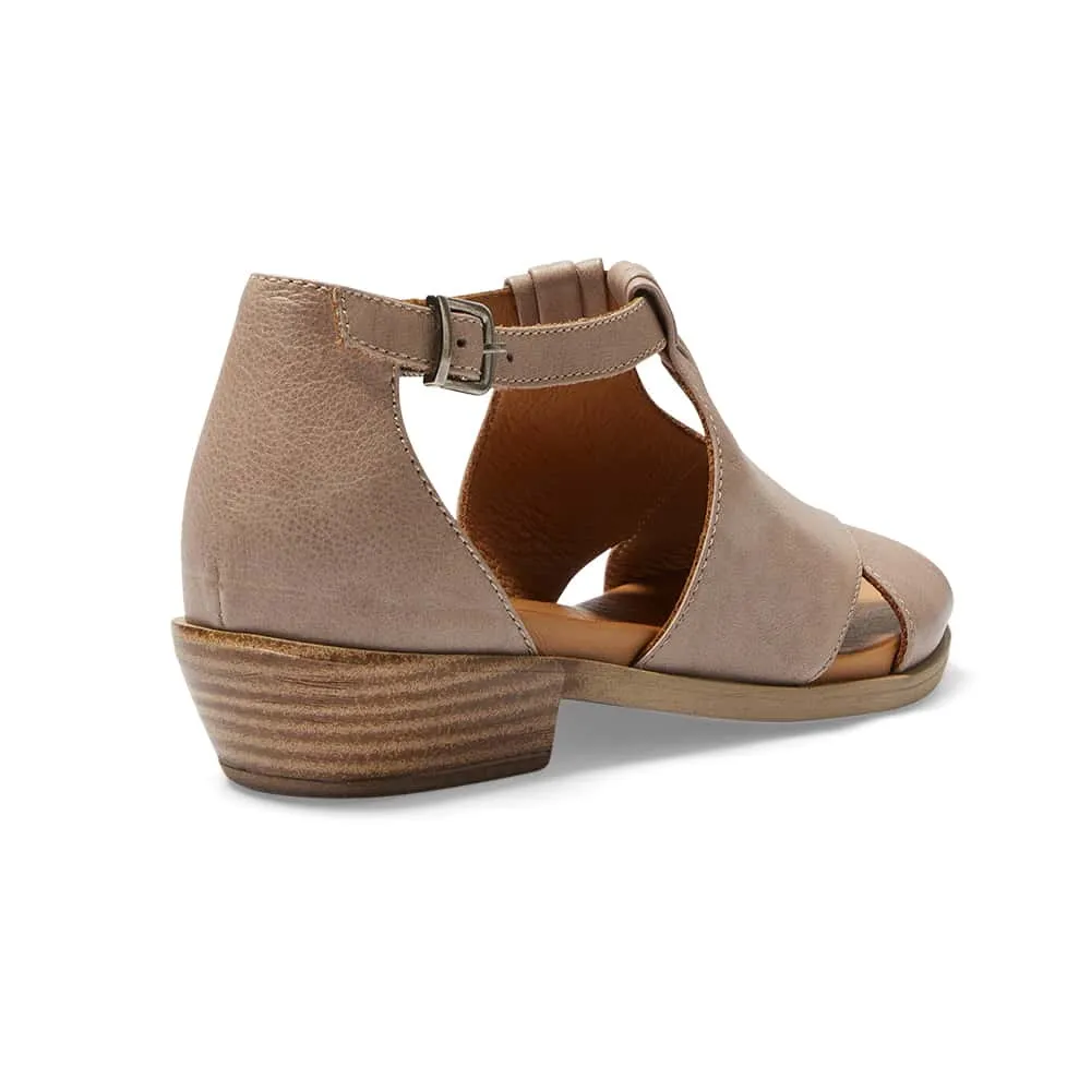 Laguna Sandal in Taupe Leather