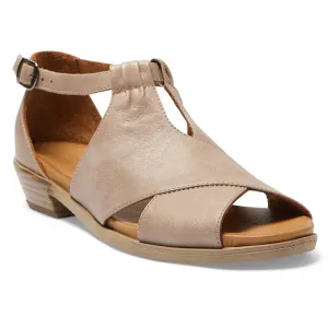 Laguna Sandal in Taupe Leather