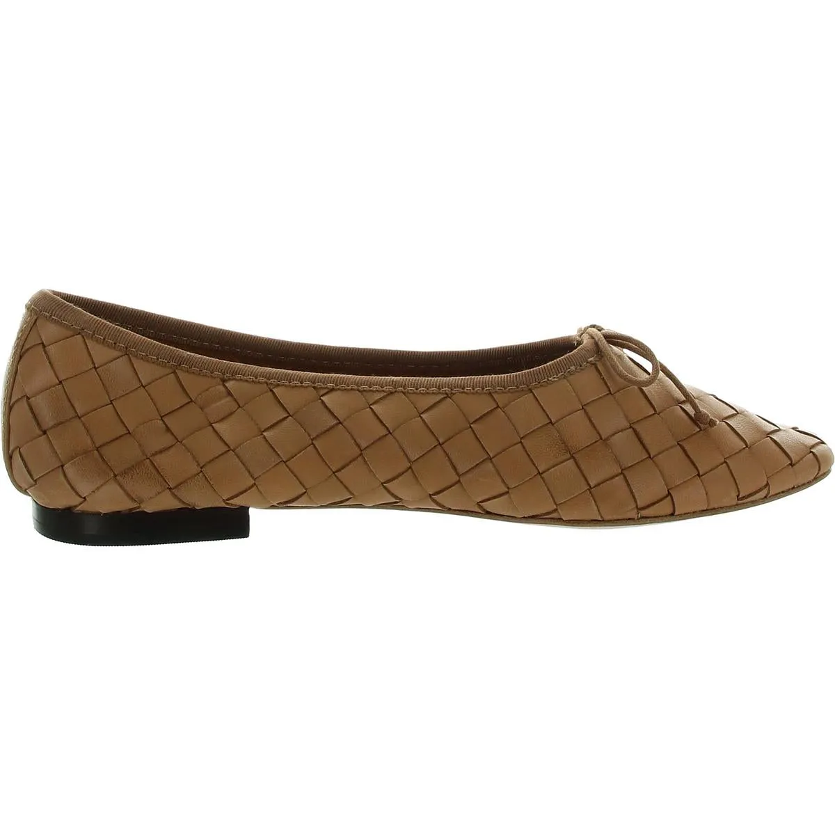 Landry Womens Woven Leather Flat Shoes