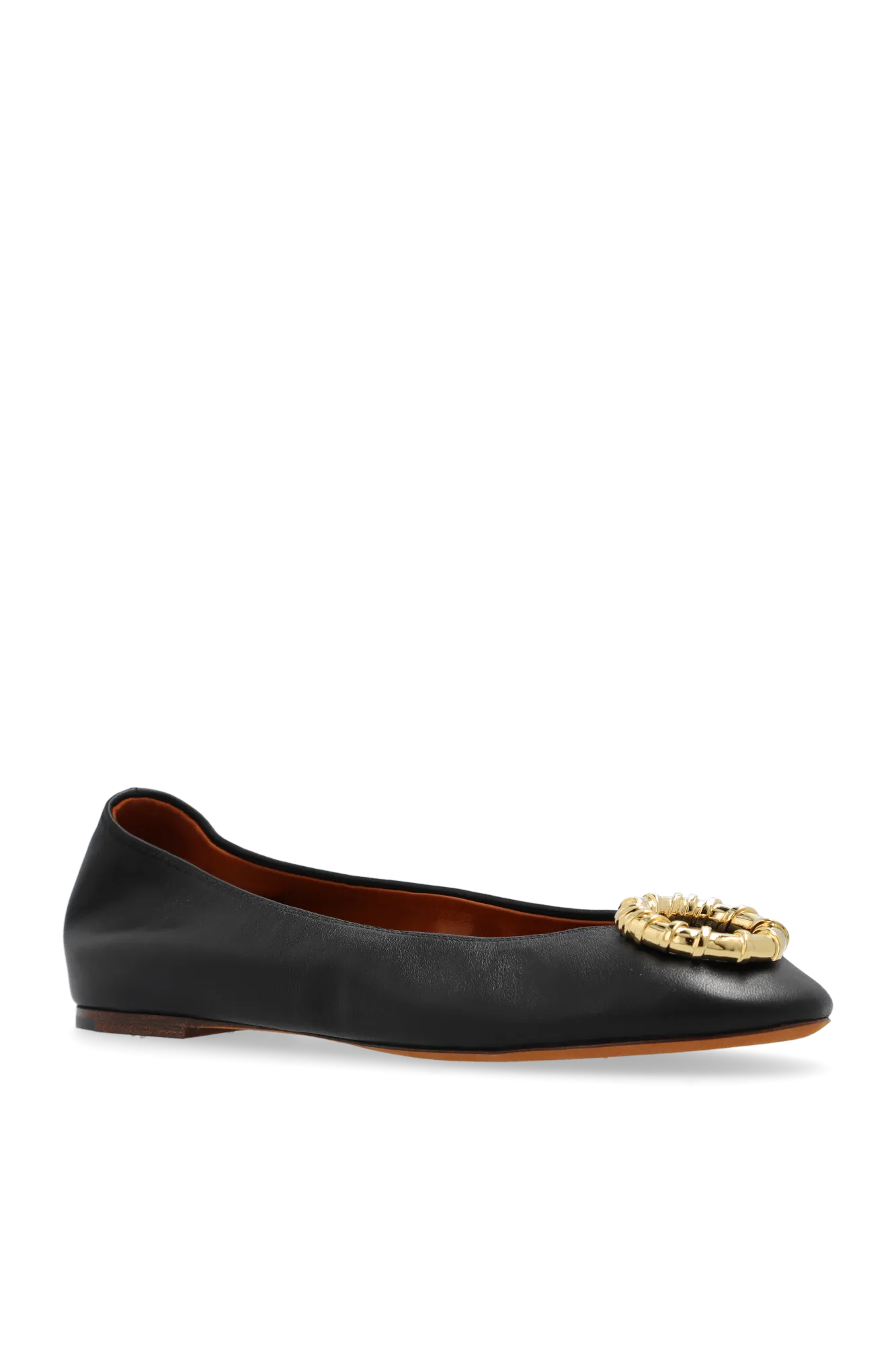 Lanvin Melodie Leather Ballet Flats