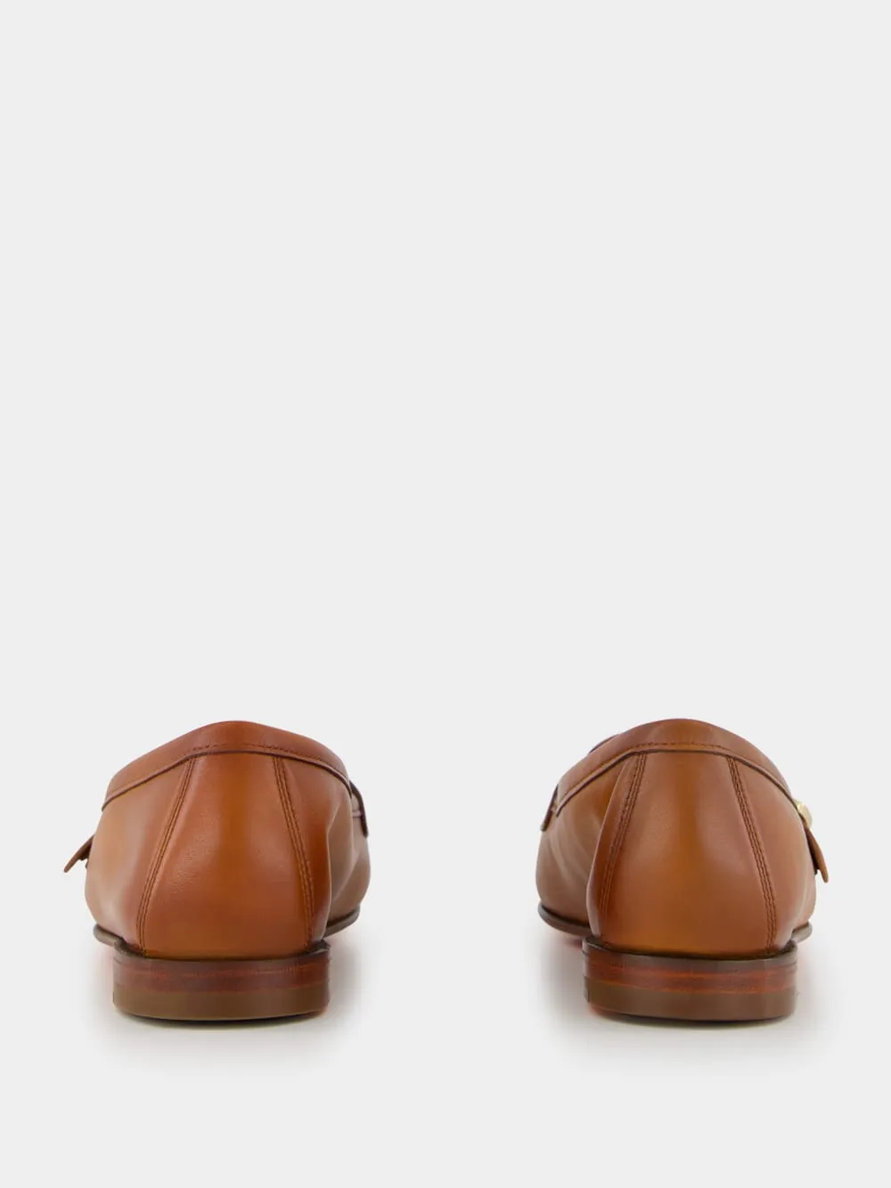 Light Brown Monk Formal Loafers