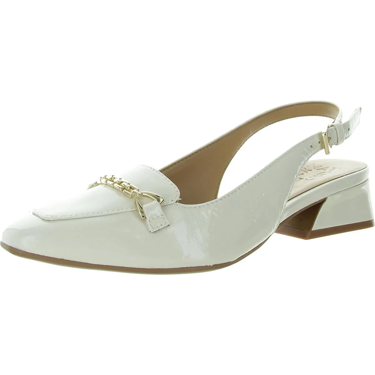 Lindsey Womens Leather Slingbacks