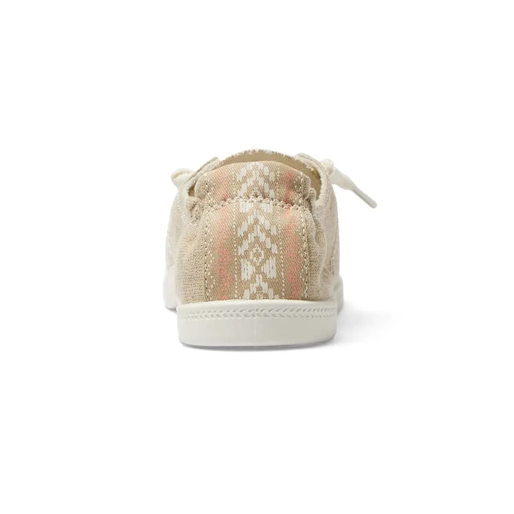 Link Sneaker in Natural Fabric