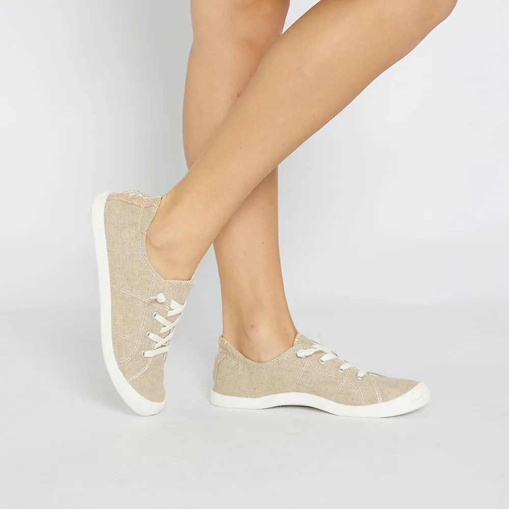 Link Sneaker in Natural Fabric