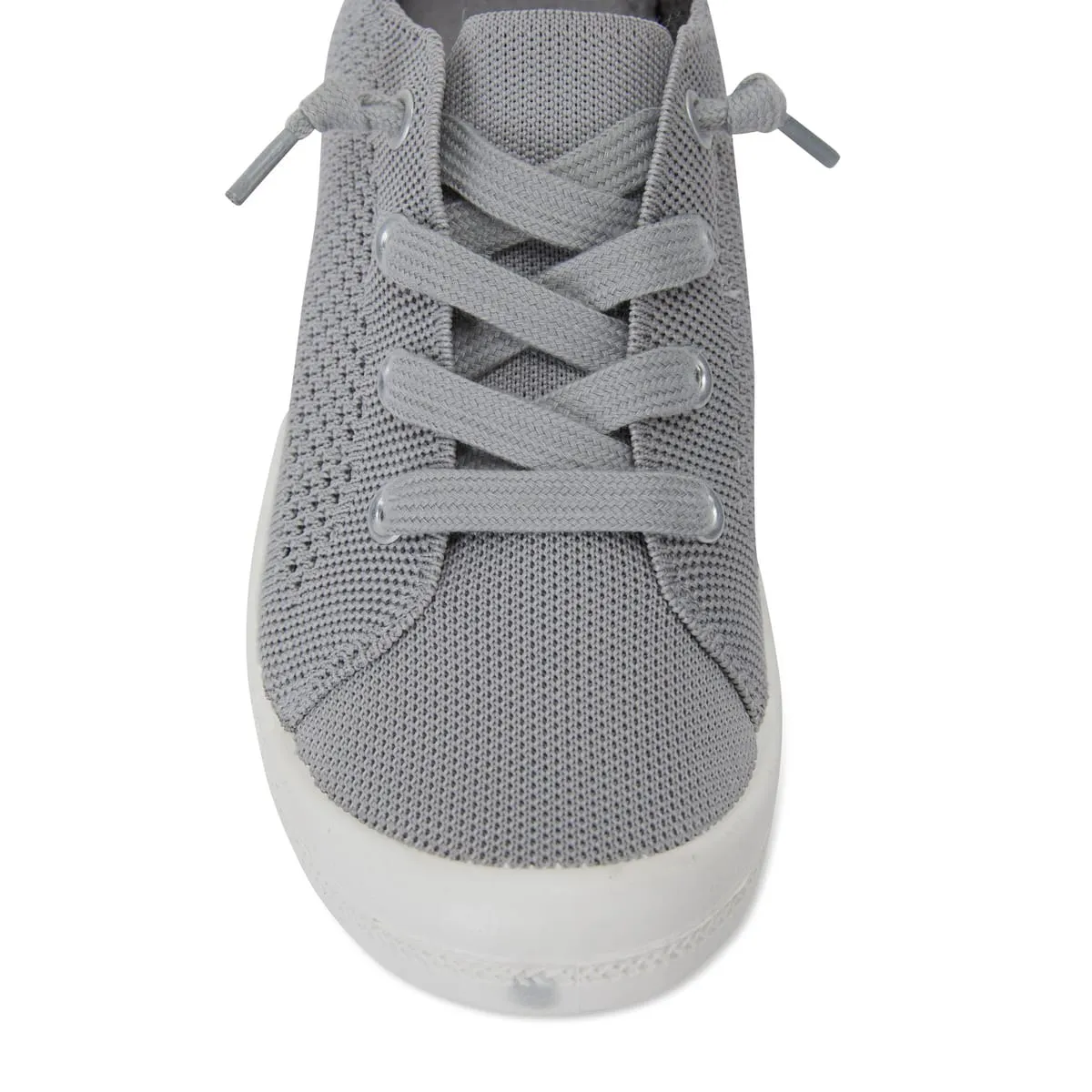 Lock Sneaker in Grey Fabric