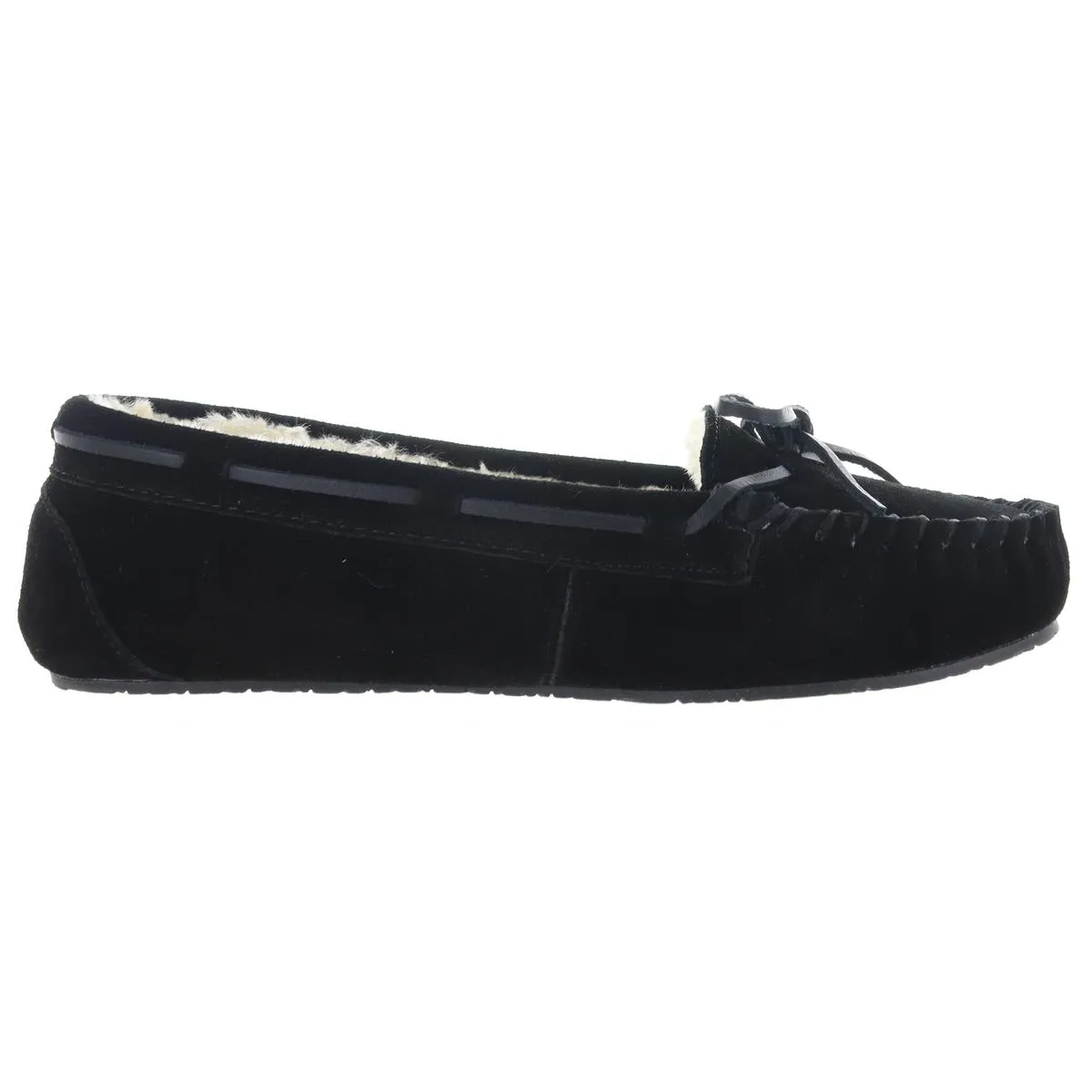 Lodge Trapper Womens Suede Moccasins
