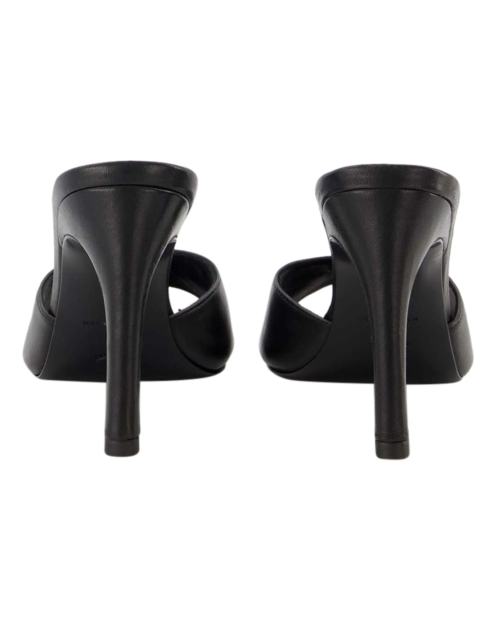 Logo Mules - Coperni - Black - Leather