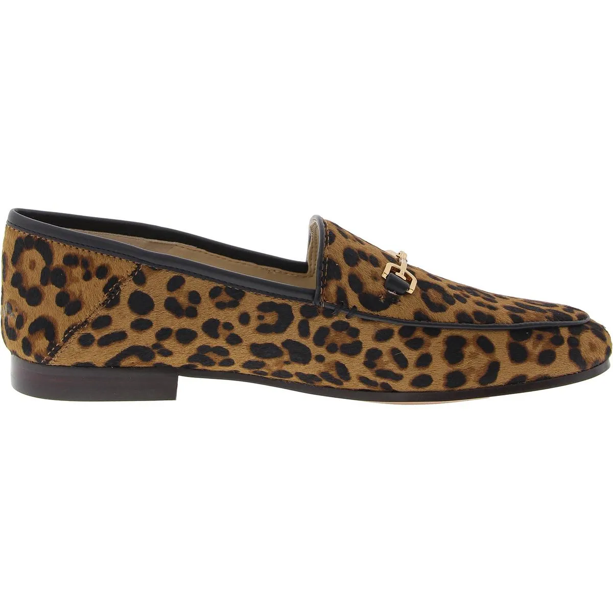 Loraine Womens Animal Print Calf Hair Loafers