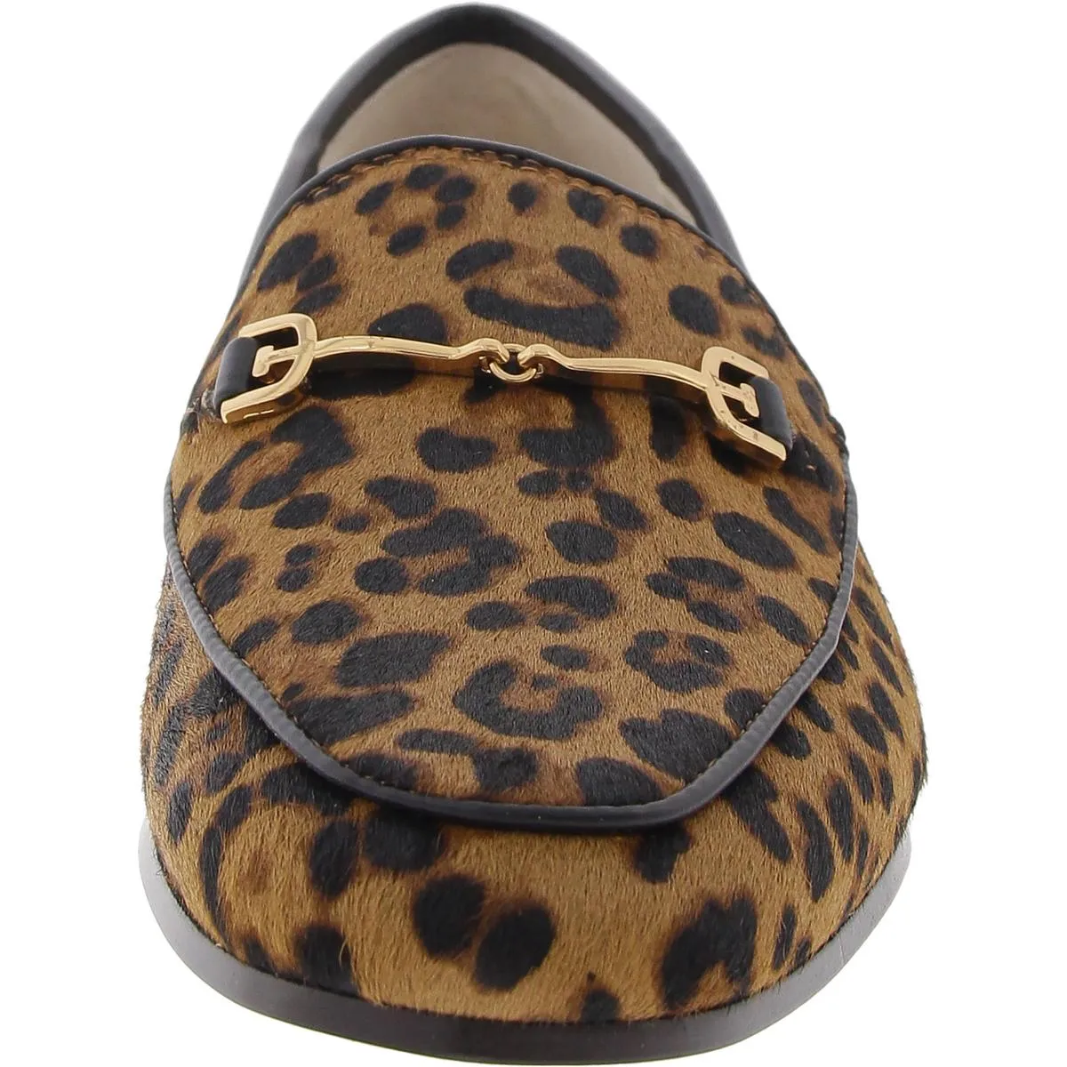 Loraine Womens Animal Print Calf Hair Loafers