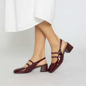 Louisa Heel in Wine Patent