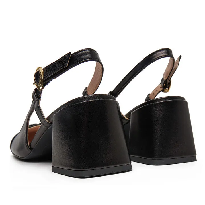 LOVE MOSCHINO BLACK PUMPS HEELS