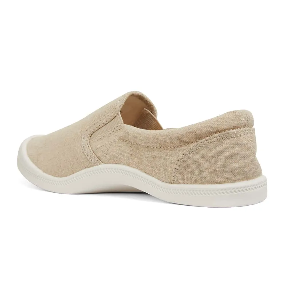 Lucky Sneaker in Natural Fabric