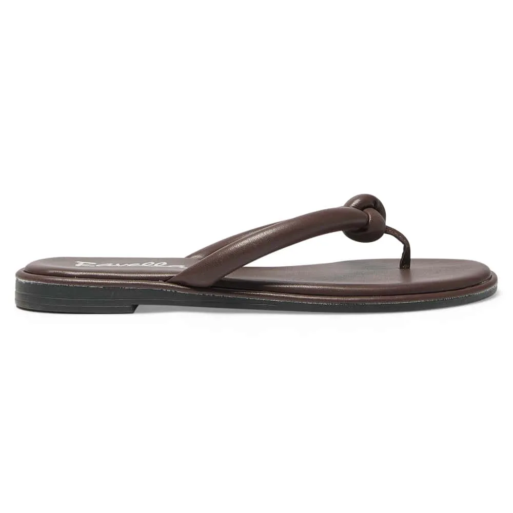 Maui Thongs in Chocolate Smooth