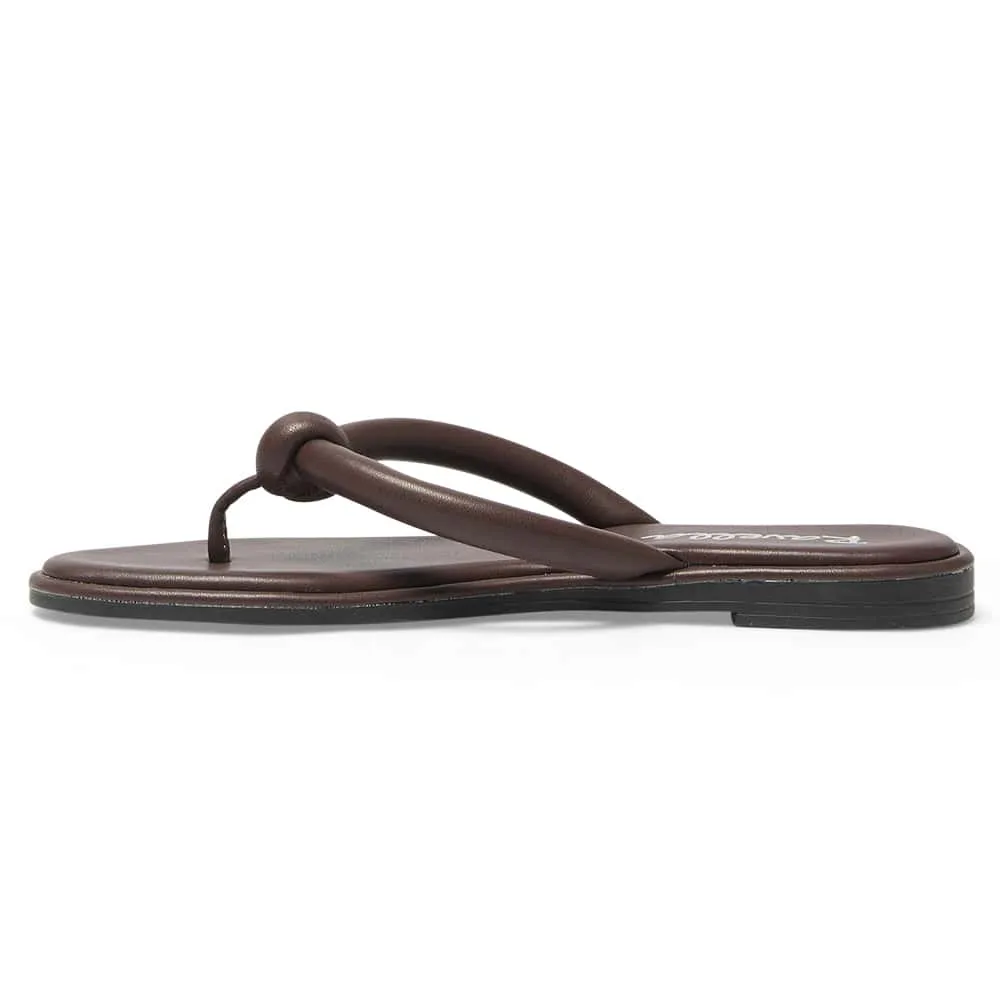 Maui Thongs in Chocolate Smooth