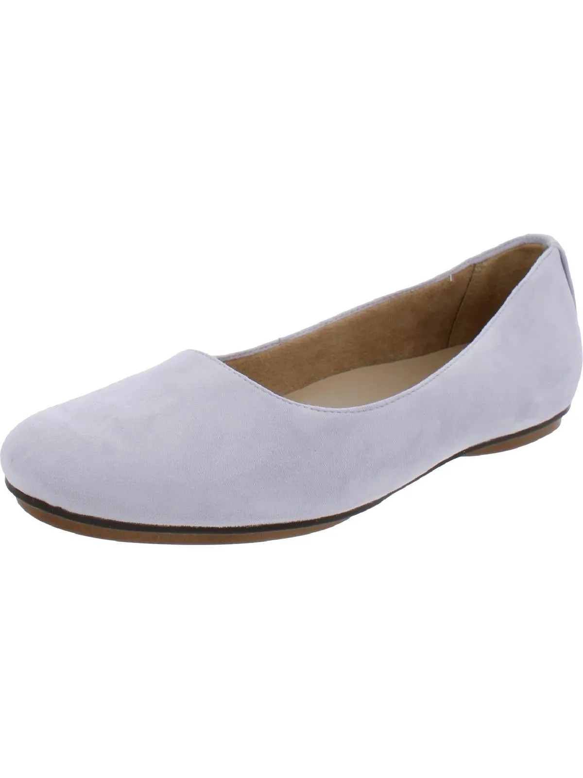 Maxwell Womens Comfort Insole Slip On Ballet Flats