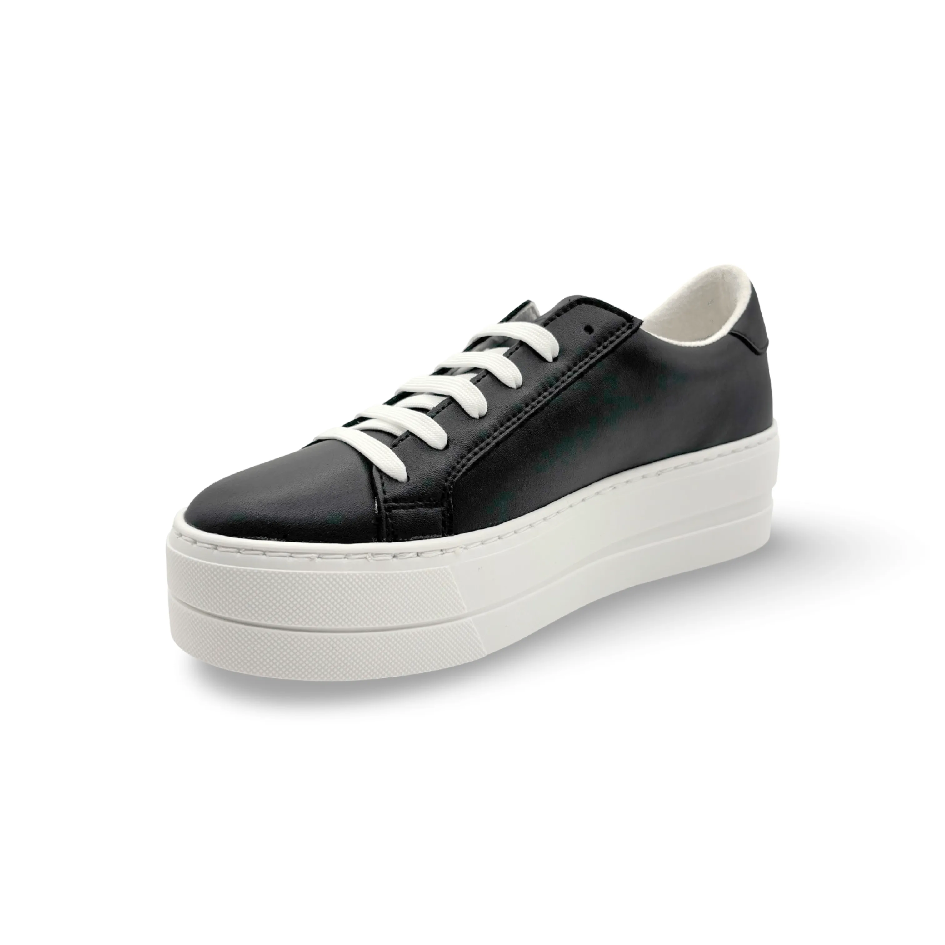 MAYA Black Lace Up Trainer