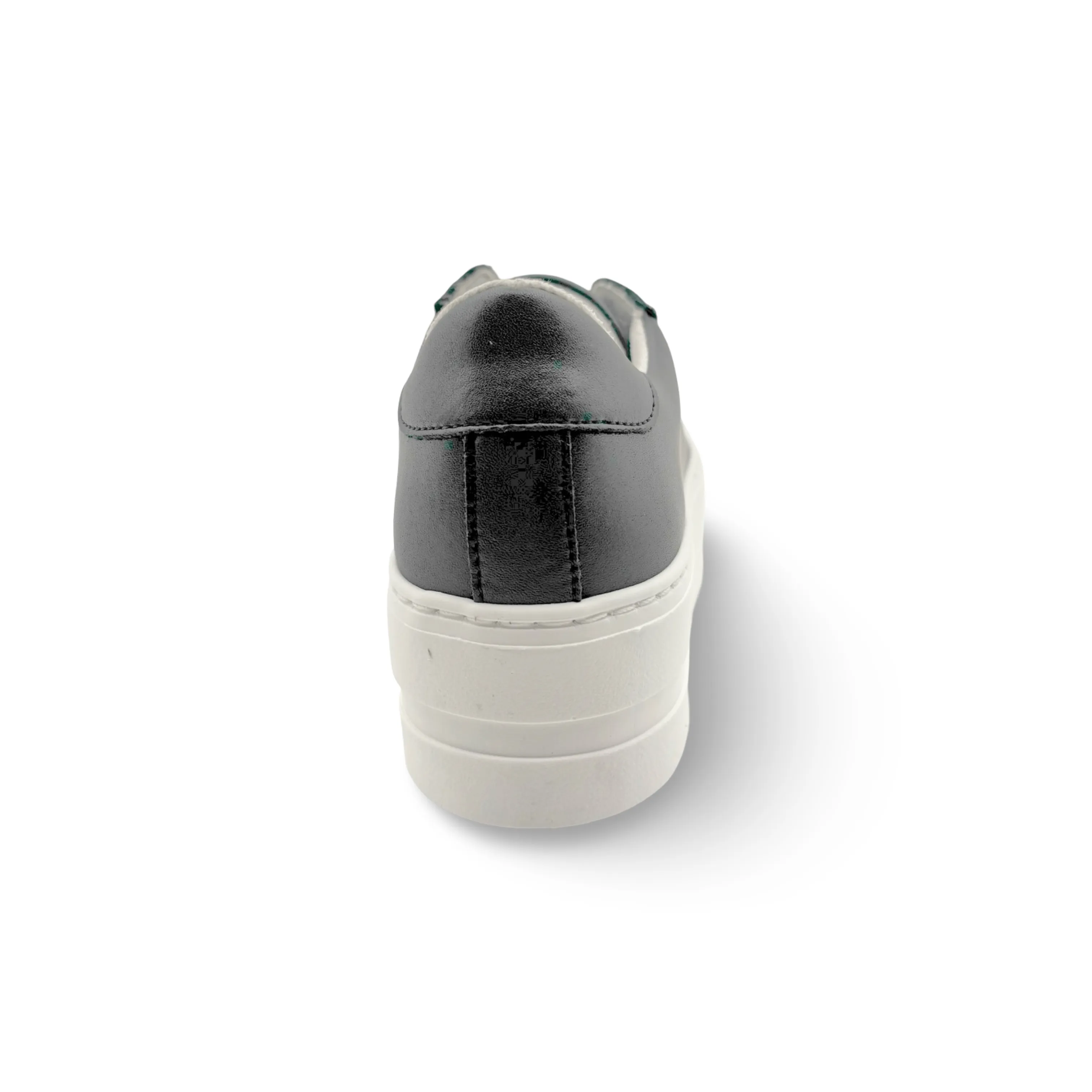 MAYA Black Lace Up Trainer