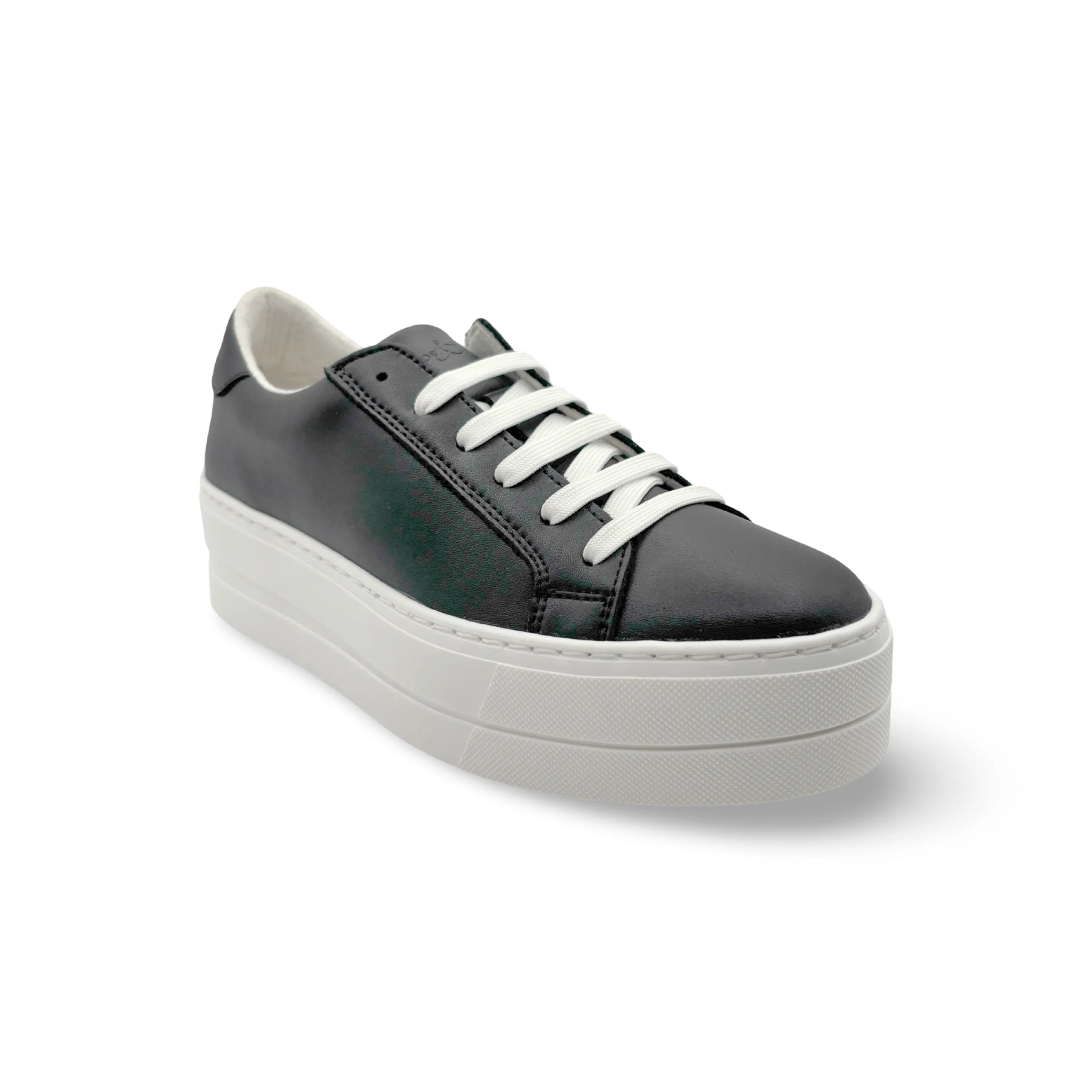 MAYA Black Lace Up Trainer