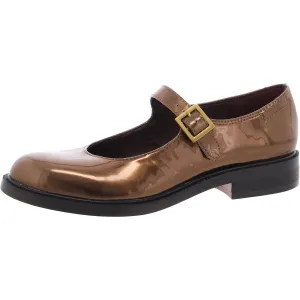 Melfi Womens Patent Metallic Mary Janes