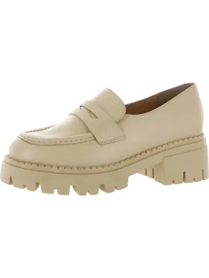 Meridian Womens Leather Slip On Loafers