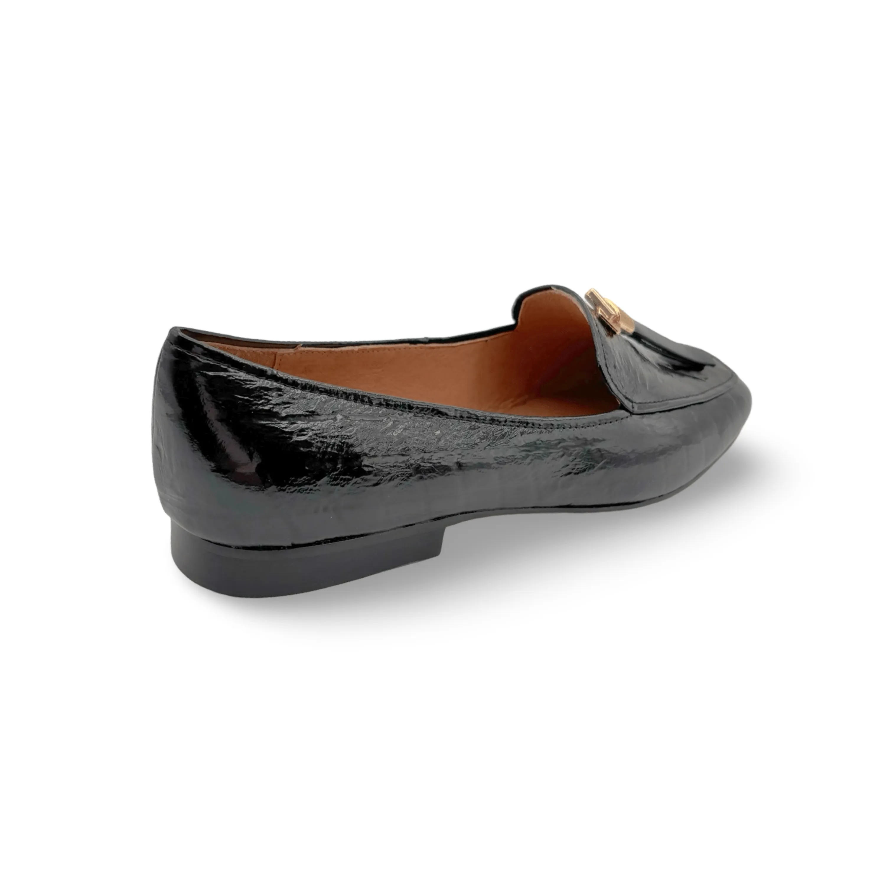 Mierella Black Print Flat