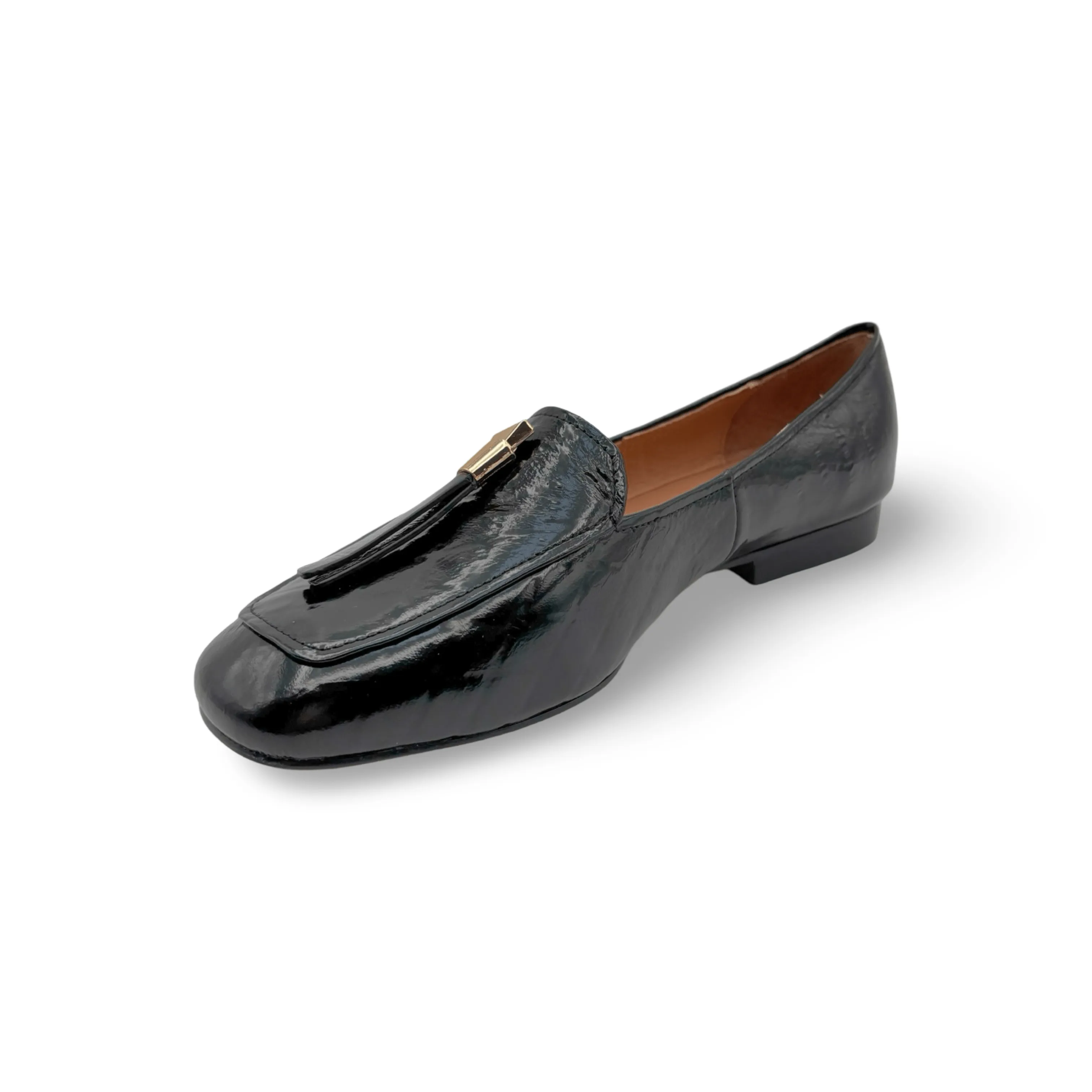 Mierella Black Print Flat