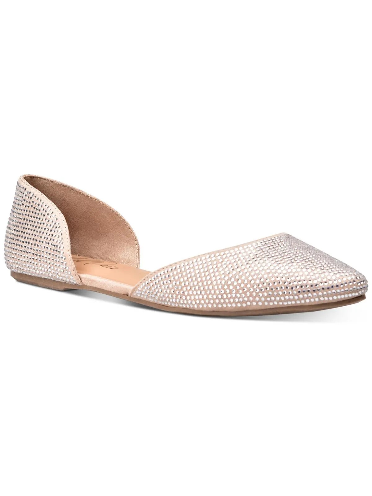 Mikaylaa F Womens Rhinestone Almond Toe D'Orsay