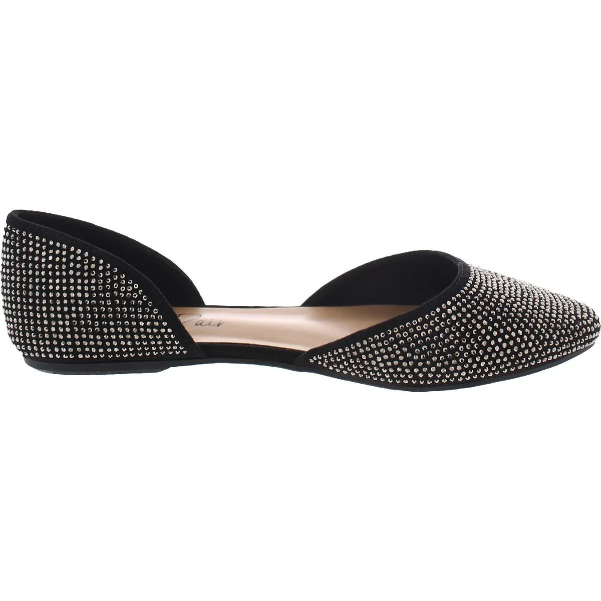 Mikaylaa F Womens Rhinestone Almond Toe D'Orsay