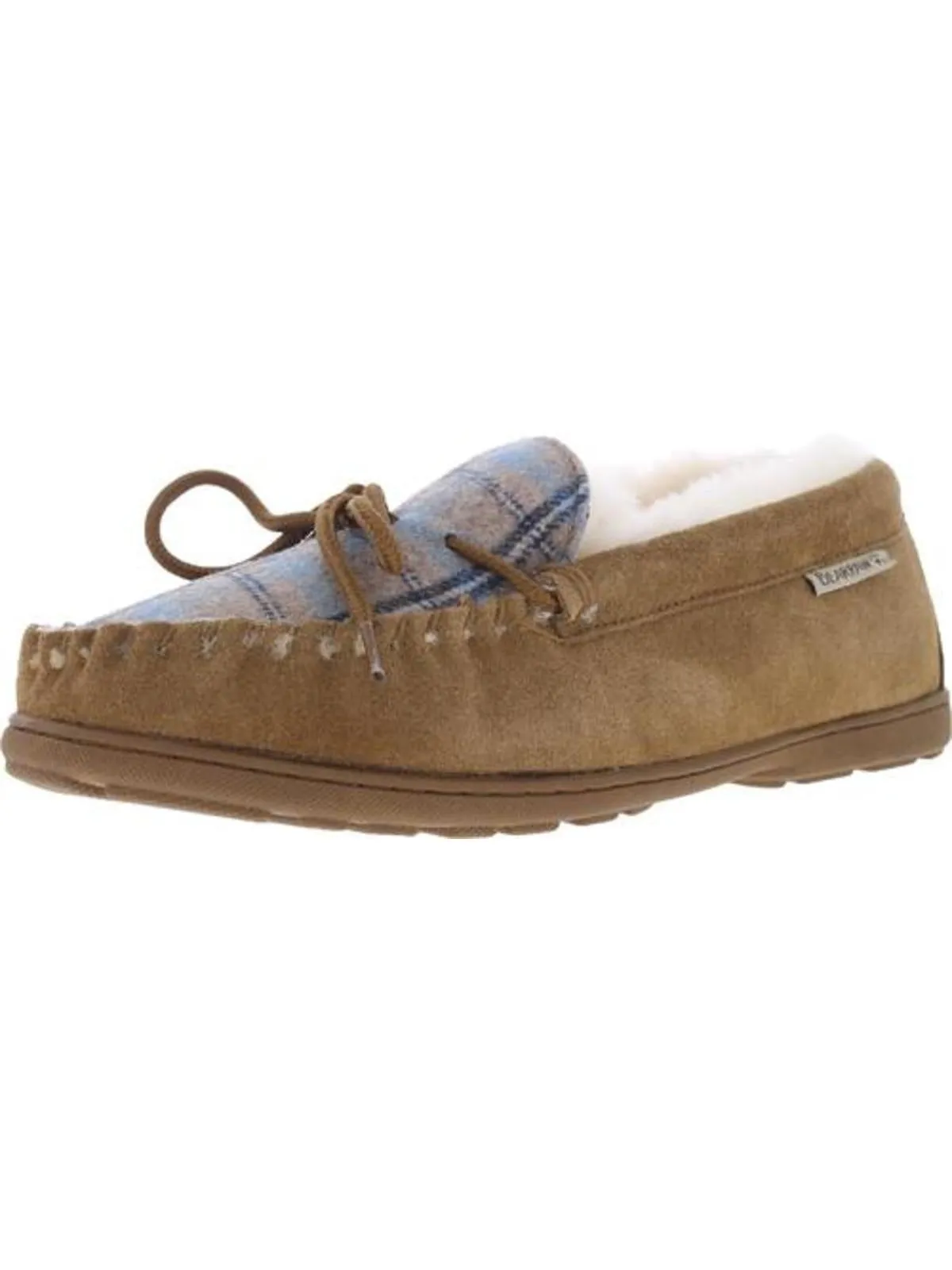 Mindy Womens Suede Slip On Moccasins