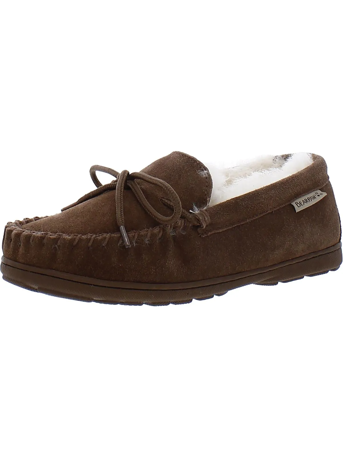 Mindy Womens Suede Slip On Moccasins