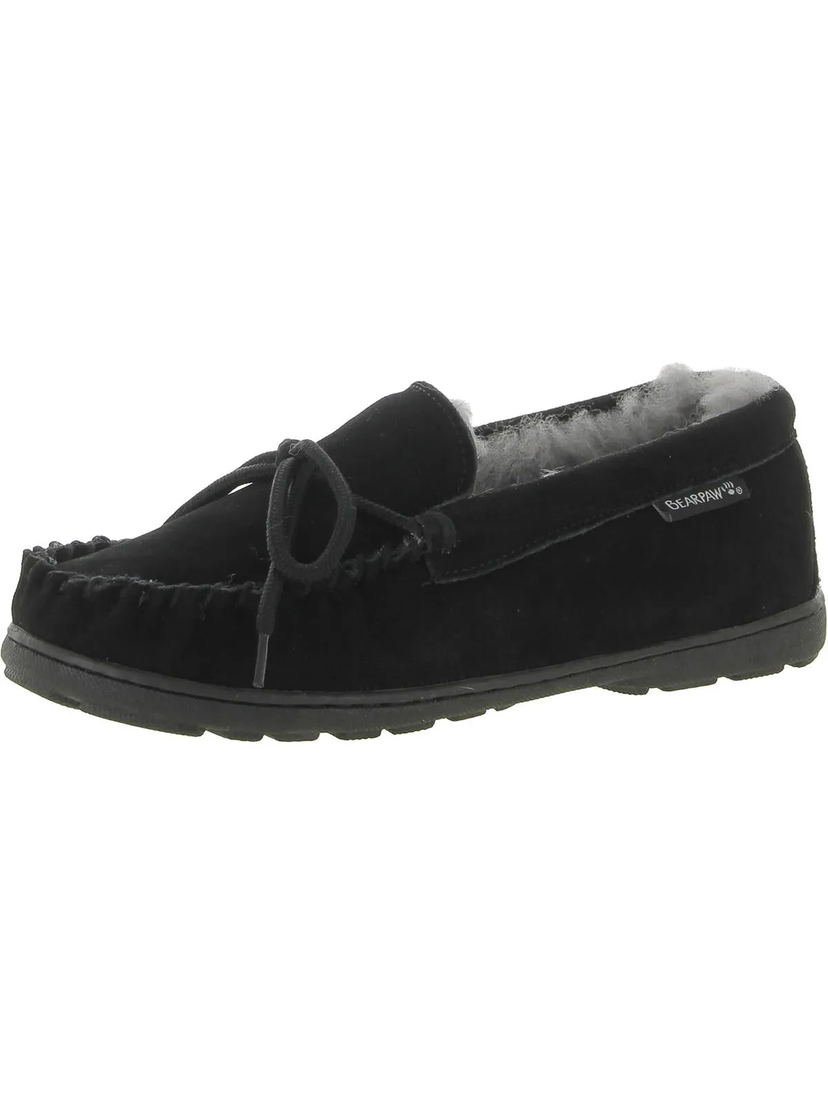 Mindy Womens Suede Slip On Moccasins