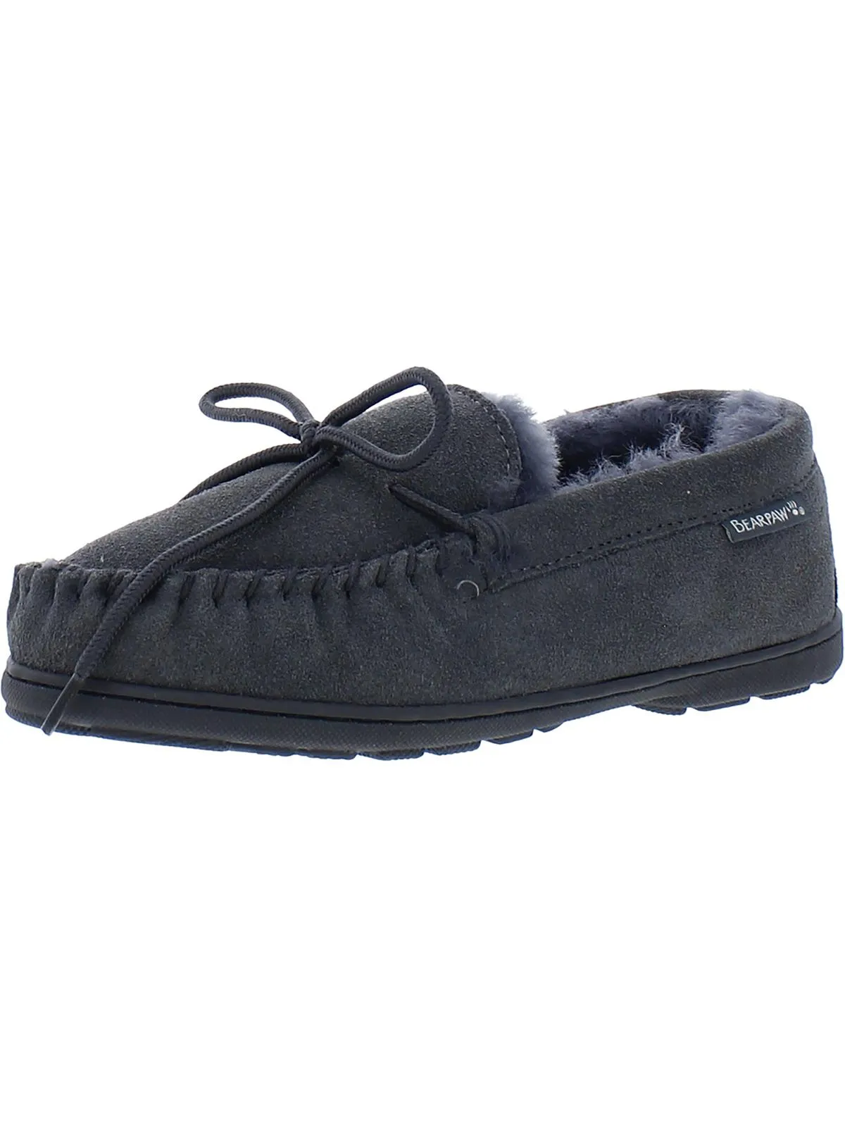 Mindy Womens Suede Slip On Moccasins