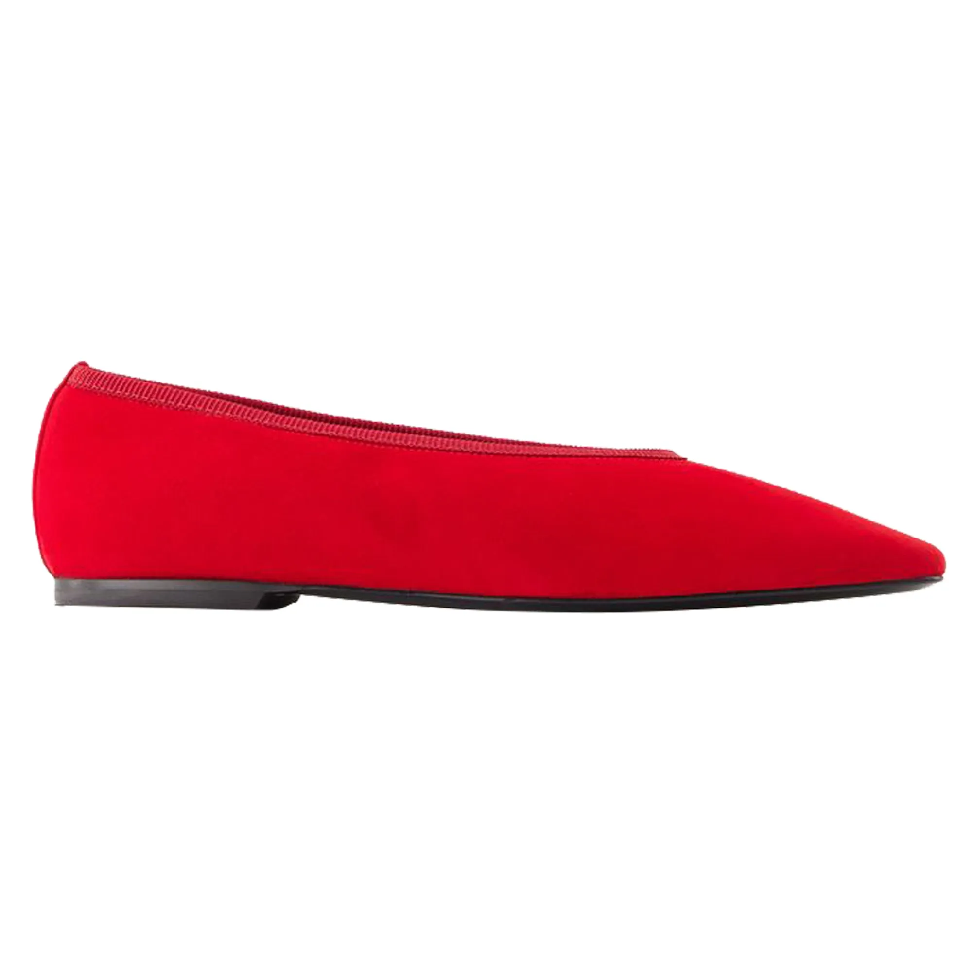 Minimalist Ballerinas - TOTEME - Leather - Red