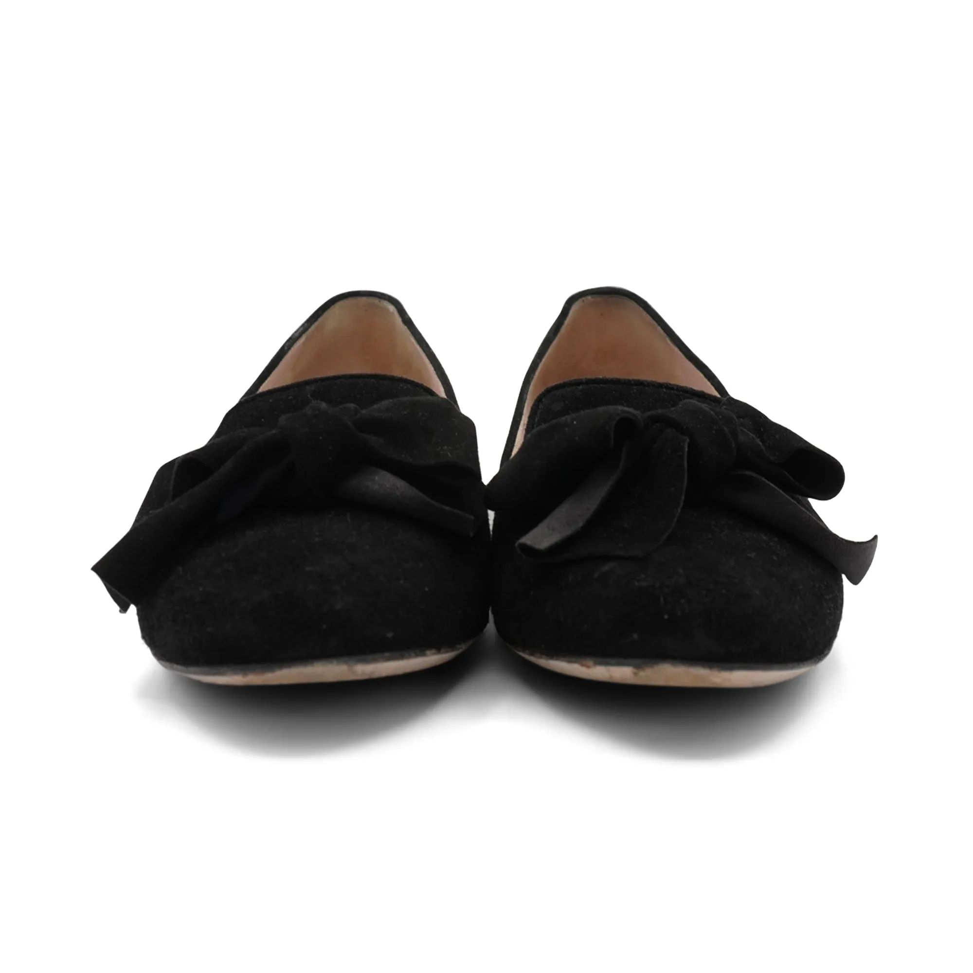 Miu Miu Crystal Heel Flats - Women's 36.5