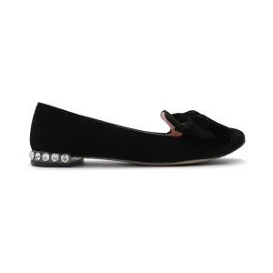 Miu Miu Crystal Heel Flats - Women's 36.5