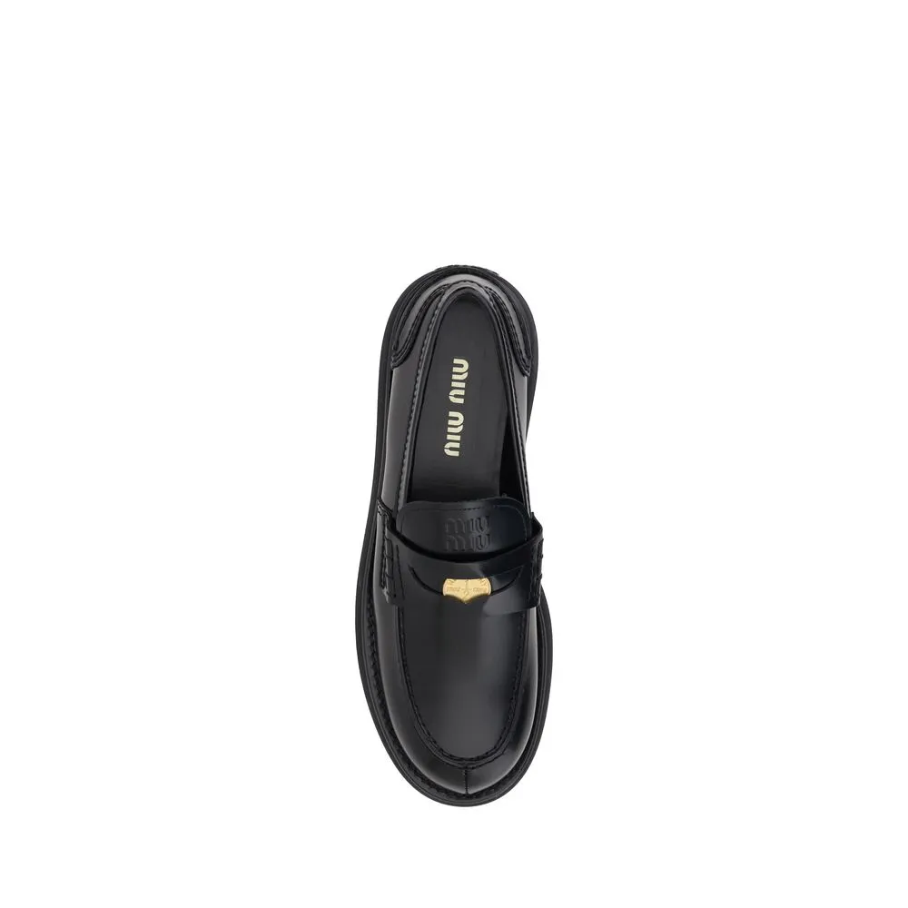 Miu Miu Leather Women's Loafers