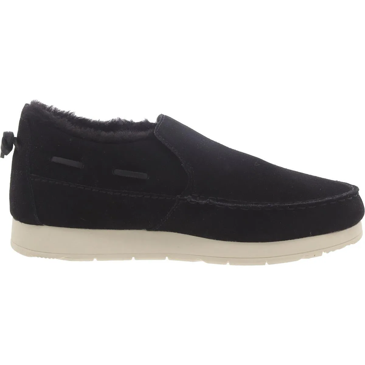 Moc-Sider Base Womens Leather Slip On Loafers