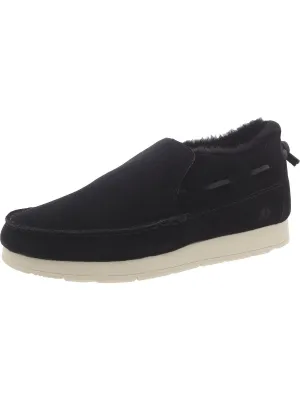 Moc-Sider Base Womens Leather Slip On Loafers