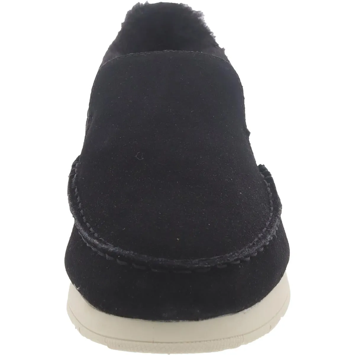 Moc-Sider Base Womens Leather Slip On Loafers